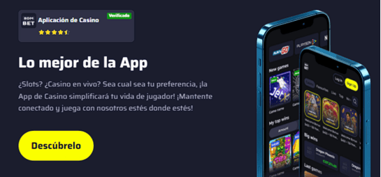Aplicaci&oacute;n M&oacute;vil de Bdmbet Casino